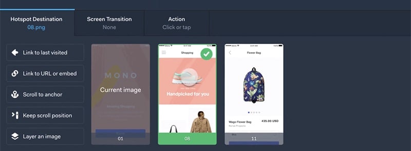 нарисовать прототип сайта онлайн в marvelapp