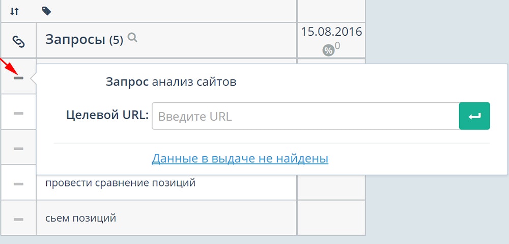 Привязка релевантной страницы к запросу в Topvisor