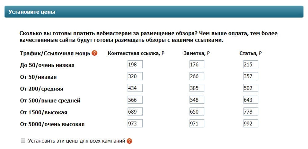 Как установить цены в бирже GGL фото