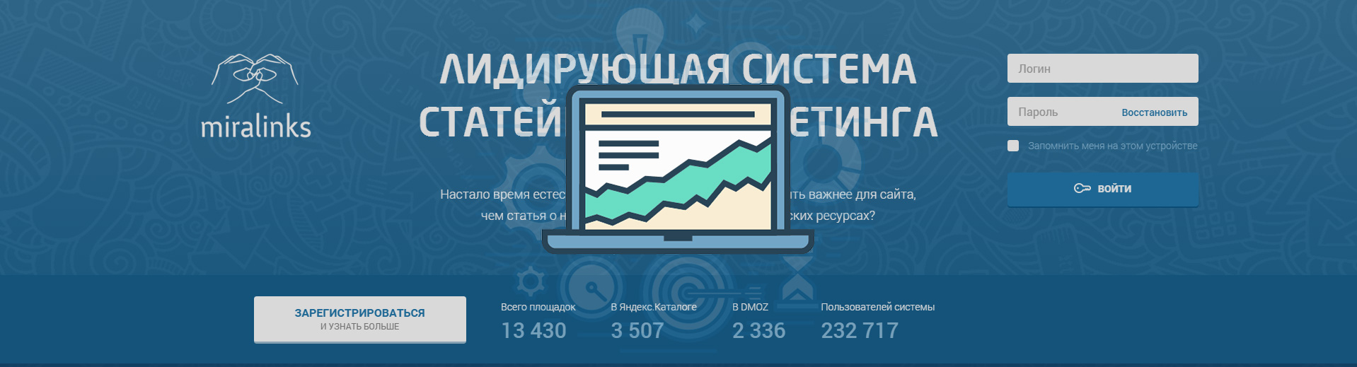 Биржа Miralinks - инструкция по работе